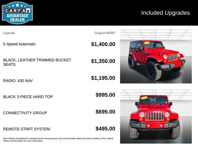 2017 Jeep Wrangler Sahara