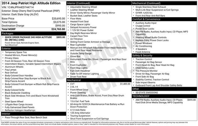 2014 Jeep Patriot Latitude