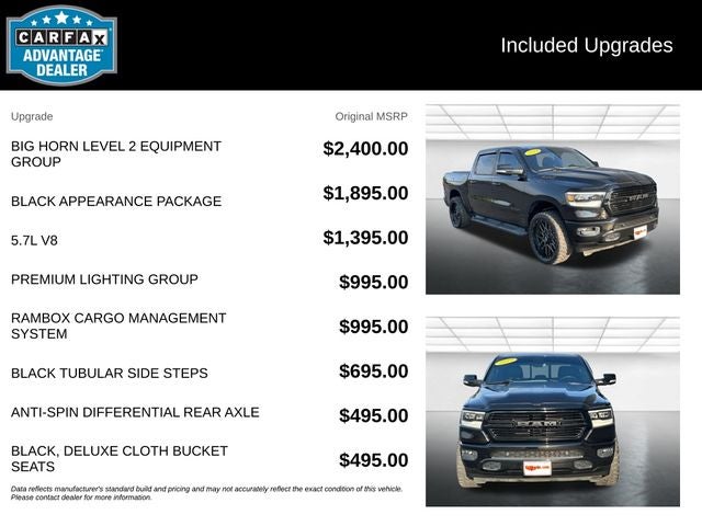 2019 RAM 1500 Big Horn/Lone Star