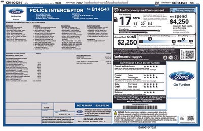 2019 Ford Utility Police Interceptor Base