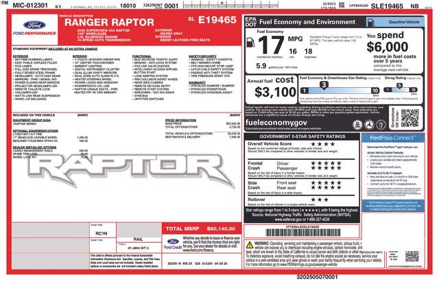 2025 Ford Ranger Raptor