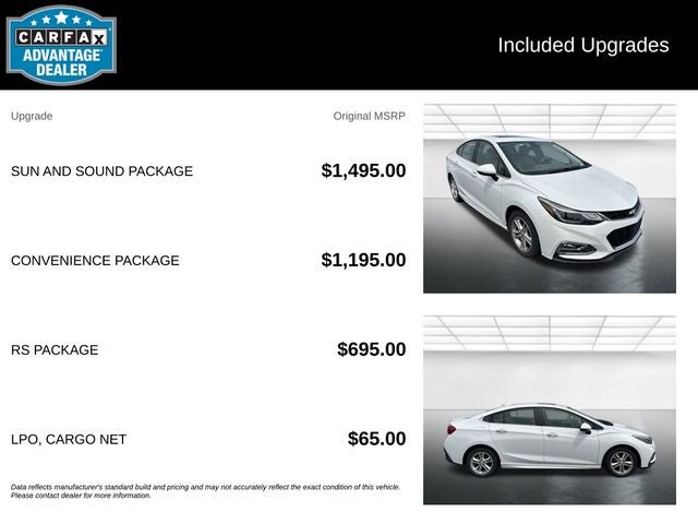 2018 Chevrolet Cruze LT