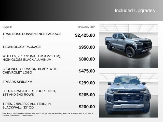 2026 Chevrolet Colorado Trail Boss