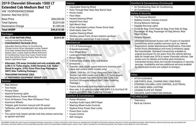 2019 Chevrolet Silverado 1500 LT