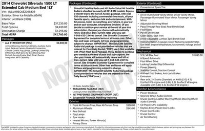 2014 Chevrolet Silverado 1500 LT LT1