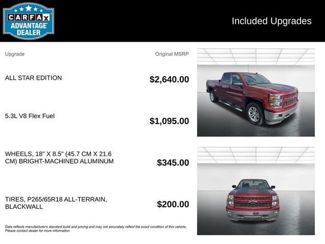 2014 Chevrolet Silverado 1500 LT LT1