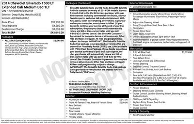 2014 Chevrolet Silverado 1500 LT LT1