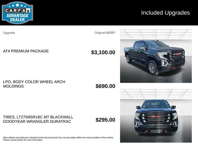 2019 GMC Sierra 1500 AT4