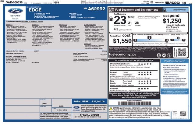 2022 Ford Edge SEL
