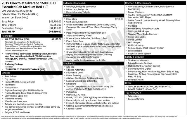 2019 Chevrolet Silverado 1500 LD LT