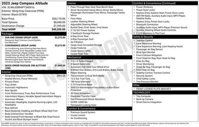 2023 Jeep Compass Altitude