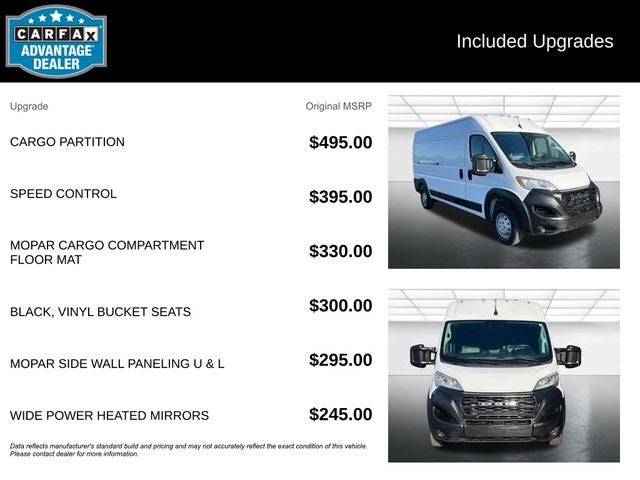2023 RAM ProMaster 2500 High Roof 159 WB