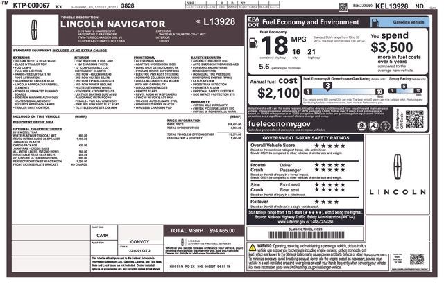 2019 Lincoln Navigator L Reserve