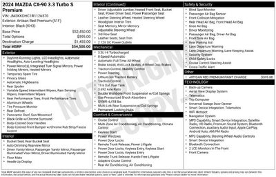 2024 Mazda Mazda CX-90 3.3 Turbo S Premium