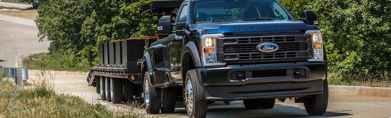 Remaining 2025 Fords parked side by side at Ed Martin Ford in Anderson, Indiana